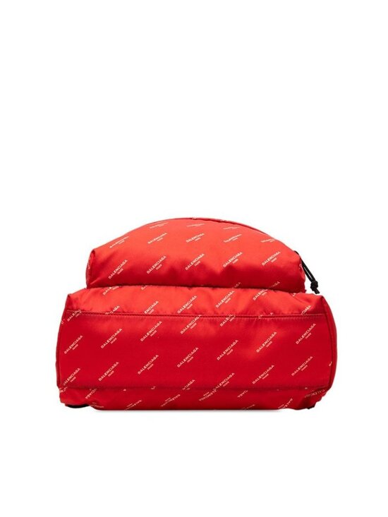 Balenciaga Explorer Logo Backpack Red Nylon main image 4